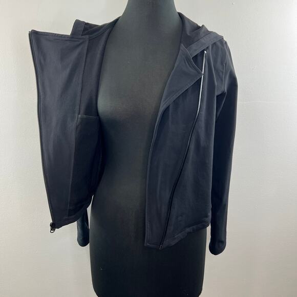 NIKE Black Sportswear Tech Pack Softshell Long Sleeve Hooded Zip Jacket Size M - Picture 4 of 9